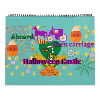 Calendrier des bonbons d'Halloween.