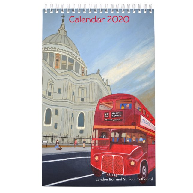 Calendrier des bus de Londres 2020 (Protection)