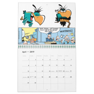Calendrier des caractères des dessins animés