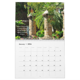 Calendrier des Caraïbes orientales pour 2026