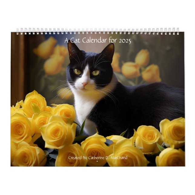 Calendrier des chats - Par Catherine D. Marchand (Protection)