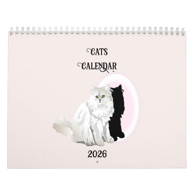 Calendrier des chats par mois (Protection)