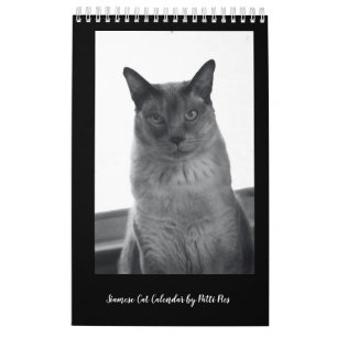 Calendrier des chats siamois