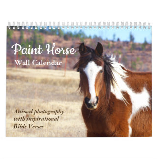 Calendrier des Chevaux de peinture 2025 Photograph