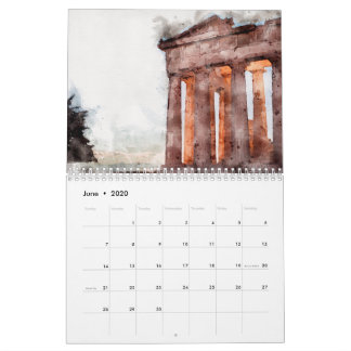 CALENDRIER DES COULEURS D'EAU ATHÈNES