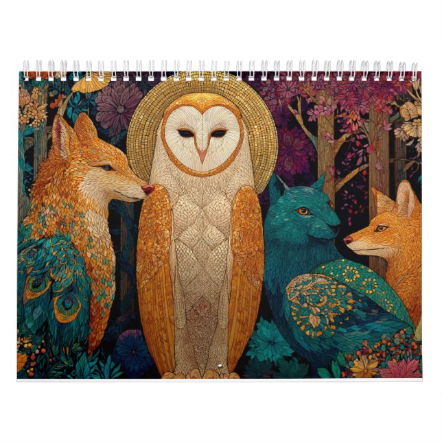 Calendrier des créatures de bois lunaire (Protection)