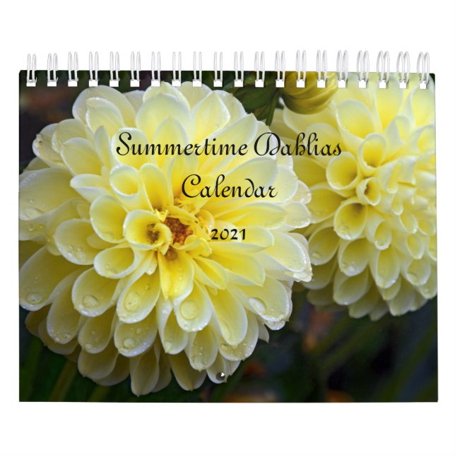 Calendrier des dahlias d'été (Protection)