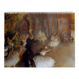 Calendrier des danseurs de ballet Degas
