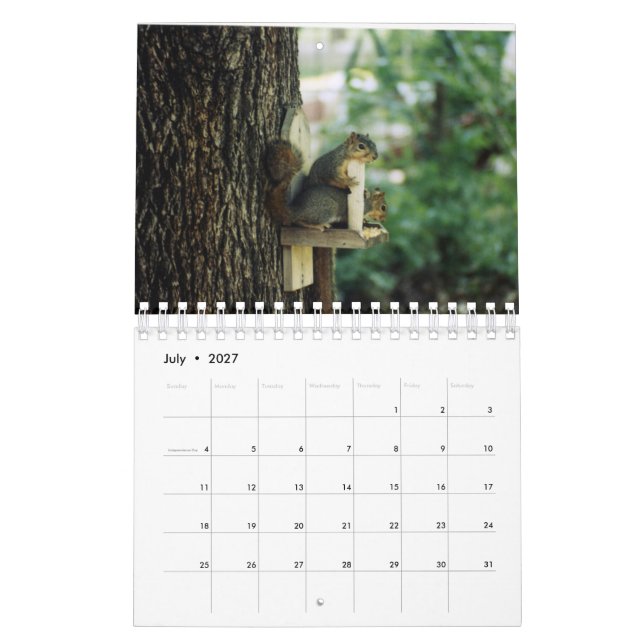 Calendrier des écureuils (Jul 2027)