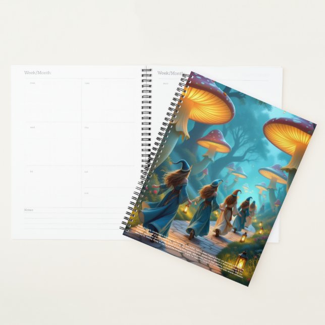 Calendrier des elfes champignons (Devant avec enveloppe)