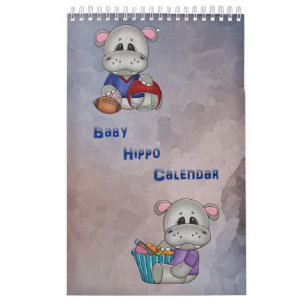 Calendrier des enfants pour bébés Hippo
