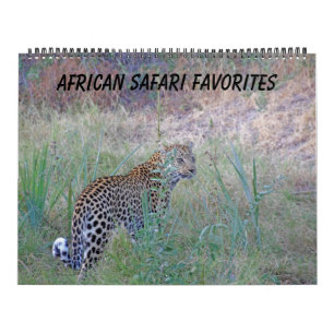 CALENDRIER DES FAVORIS DE SAFARI AFRICAIN