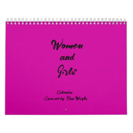 Calendrier des femmes et des filles