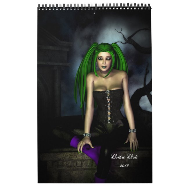 Calendrier des filles gothiques 2018 (Protection)