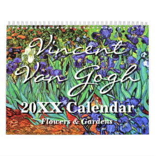Calendrier des fleurs et jardins Vincent Van Gogh