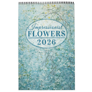 Calendrier des fleurs impressionnistes 2026