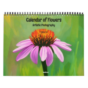 Calendrier des fleurs Photographie artistique