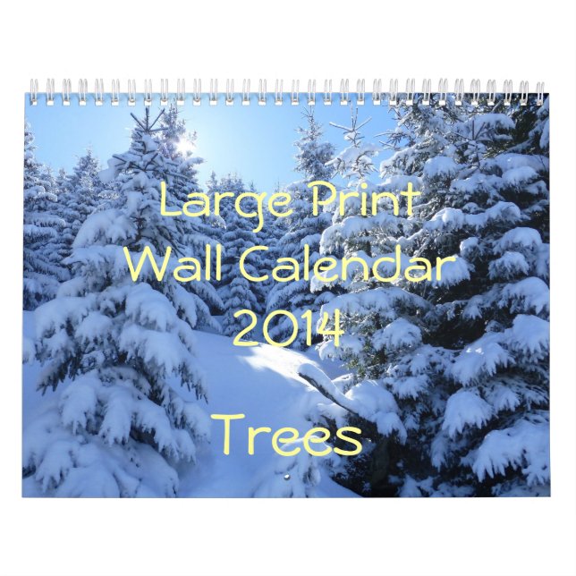 Calendrier des grands murs d'impression 2014 - Arb (Protection)
