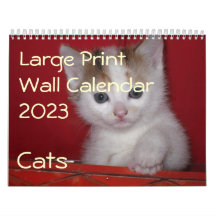 Calendrier des grands murs d'impression 2023 - Cha
