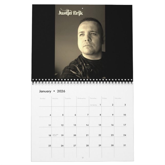 Calendrier des hommes paranormal (Jan 2026)