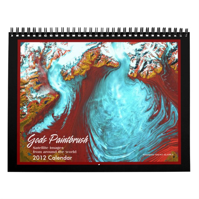 Calendrier des images 2012 de satellite de terre (Protection)