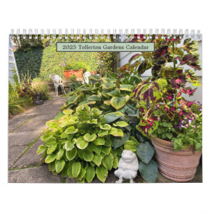 Calendrier des jardins de Tollerton 2025 pour l'en