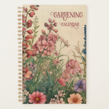Calendrier des jardins de Vintage