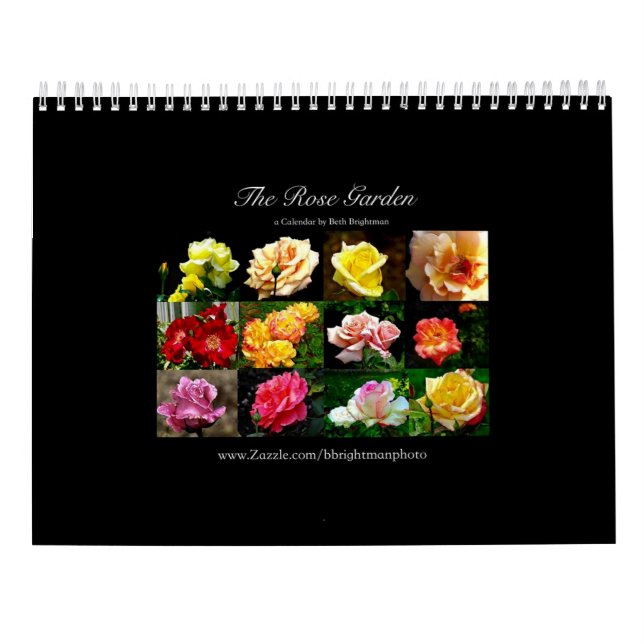 Calendrier des jardins Roses (Dos)