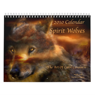 Calendrier des loups 2010 d'esprit