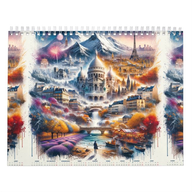 Calendrier des Merveilles Françaises: Une Odyssée Kalender (Titelbild)