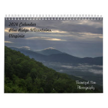 Calendrier des monts Blue Ridge 2024