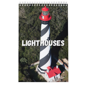 Calendrier des murs de la collection des phares