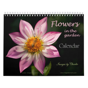 Calendrier des murs des fleurs de jardin
