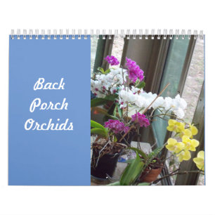 Calendrier des orchidées du Porc arrière