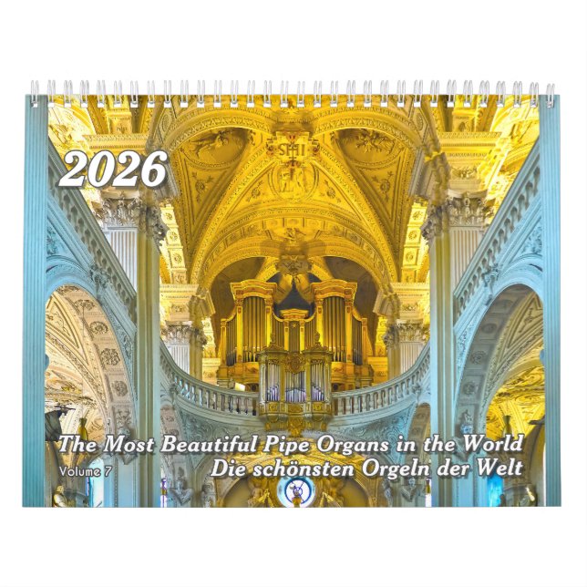 Calendrier des organes de tuyaux 2026 (Protection)