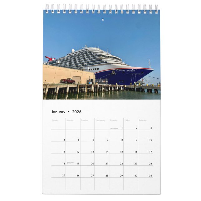 Calendrier des paquebots de croisière 2023 (Jan 2026)
