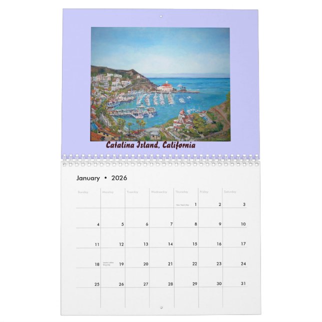 Calendrier des paysages 2015 (Jan 2026)