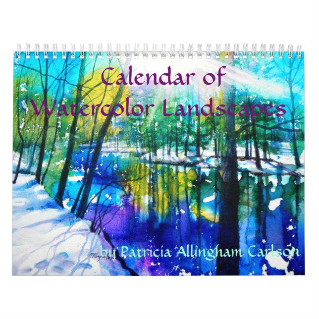 Calendrier des paysages aquarelles (Protection)