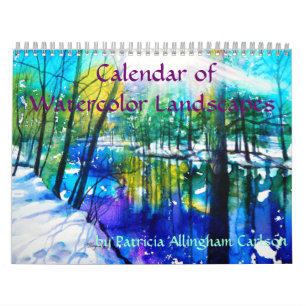 Calendrier des paysages aquarelles