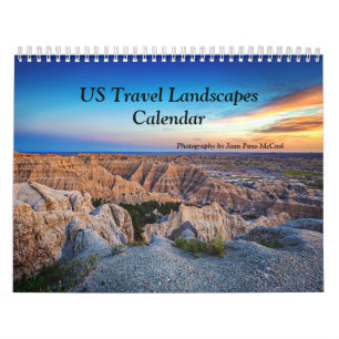 Calendrier des paysages touristiques des États-Uni
