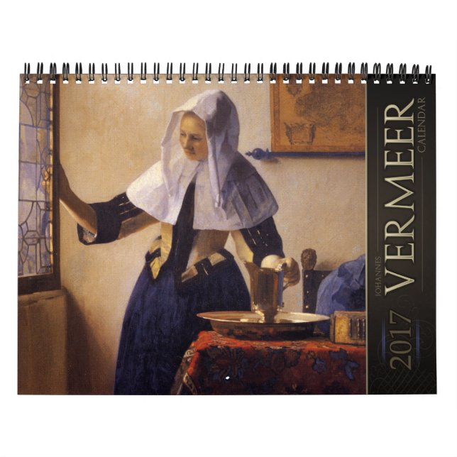 Calendrier des peintures 2017 de janv. Vermeer (Protection)