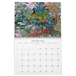 Calendrier des peintures artistiques Abstraites po