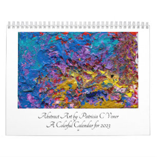 Calendrier des peintures artistiques Abstraites po