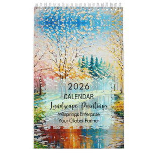 Calendrier des peintures paysagères