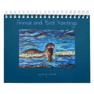 Calendrier des peintures pour animaux et oiseaux