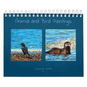 Calendrier des peintures pour animaux et oiseaux