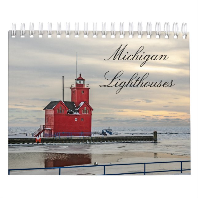 Calendrier des phares du Michigan pour 2020 (Protection)