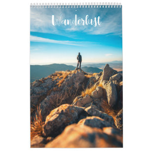 Calendrier des photos du paysage de Wanderlust