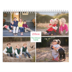 Calendrier des photos familiales
