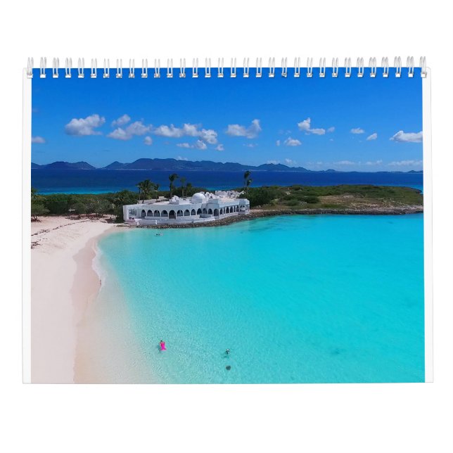 Calendrier des plages d'Anguilla 2023 (Dos)